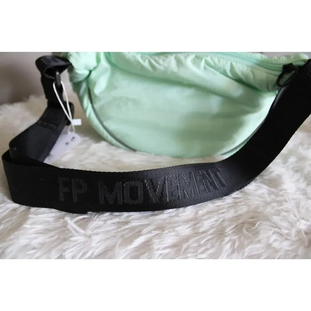 NWT Free People Movement Mint Green Sling Crossbody Belt Bag